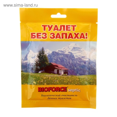 BIOFORCE Septic (50г) - Для выгребных ям и дачных туалетов