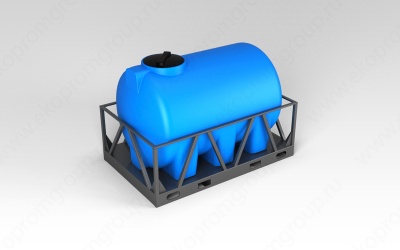 Емкость H 2000л в обрешетке в Сегеже